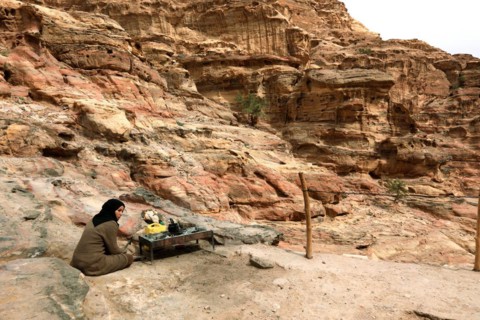 Ascent to the monastery of Ad-Deir