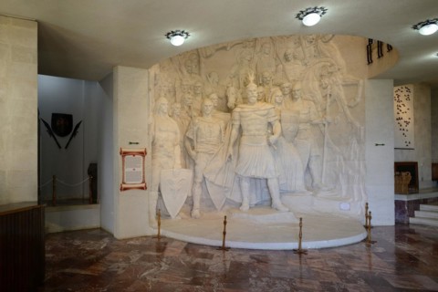 The League of Lezha in the Skanderbeg Museum of the Fortress of Kruja or Kruje
