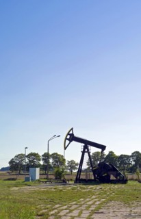 Gnitz Peninsula Mecklenburg-Western Pomerania Greifswald Island Usedom Oil field and production near Neuendorf Germany Europe