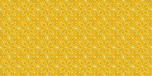 Islamic gold ornament vector seamless pattern