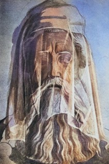 Charlemagne, also Charlemagne I, Head with Veil, Historical, digitally restored reproduction of a 19th century original