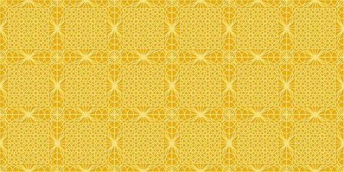 Islamic gold ornament vector seamless pattern