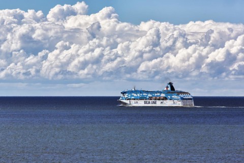Ferry Silja Line, Aland Islands, Gulf of Bothnia, Bottniska viken, Baltic Sea, Finland, Europe