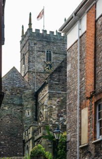 Church in Dartmouth, Devon, England, United Kingdom, Europe