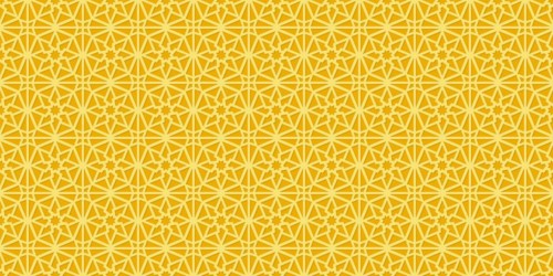 Islamic gold ornament vector seamless pattern