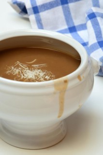 Basler Mehlsuppe, the soup is traditionally eaten at Fasnacht, Basel, Switzerland, Europe
