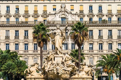 Fontaine de la Federation, Place de la Liberte, Toulon, France, Europe