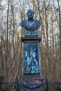 Monument to Otto von Hagen, Eberswalde, Brandenburg, Germany, Europe