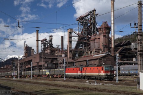 Donawitz steelworks of voestalpine AG, Leoben, Styria, Austria, Europe