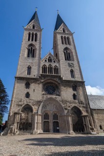 Halberstadt Cathedral St. Stephen and St. Sixtus, Gothic basilica, Halberstadt, Saxony-Anhalt, Germany, Europe