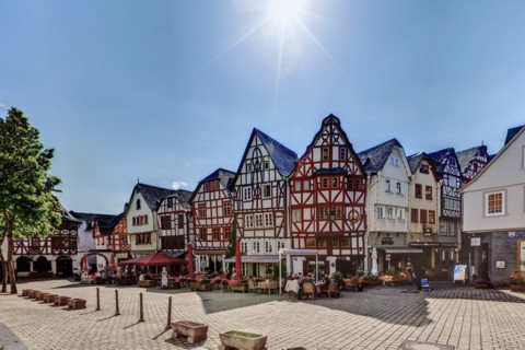 Old town, Bischofsplatz, Limburg, Limburg, Hesse, Germany, Europe, Europe