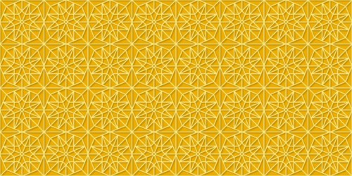 Islamic gold ornament vector seamless pattern