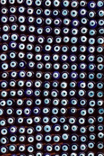 Set of evil eye bead as Amulet souvenir from Turkey