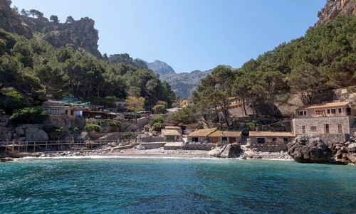 Platja de sa Calobra, Sa Calobra, Serra de Tramuntana, Majorca, Balearic Islands, Spain, Europe