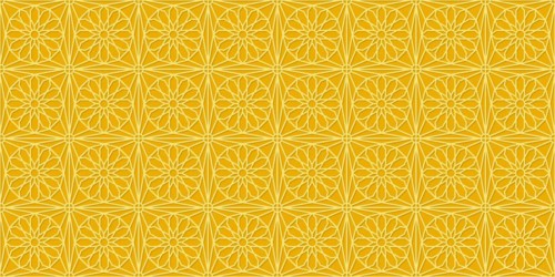 Islamic gold ornament vector seamless pattern