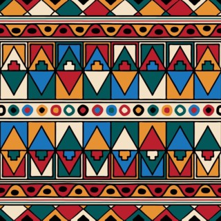 Tribal ethnic background. Vector seamless pattern design for background, carpet, wallpaper, wrapping, batik, fabric