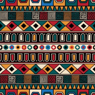 Tribal ethnic background. Vector seamless pattern design for background, carpet, wallpaper, wrapping, batik, fabric