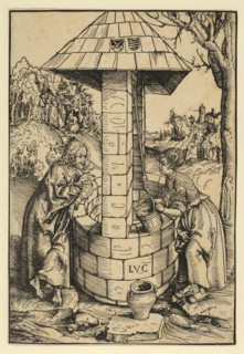 Women of Samaria at the Well, painting by Lucas Cranach the Elder, 4 October 1472, 16 October 1553, one of the most important German painters, graphic artists and book printers of the Renaissance, His...