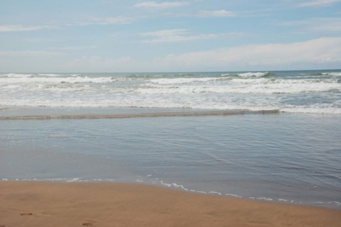 Sandy beach