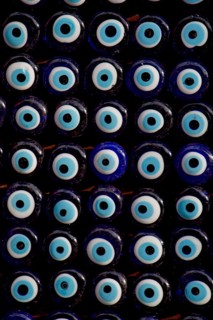 Set of evil eye bead as Amulet souvenir from Turkey