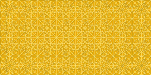Islamic gold ornament vector seamless pattern