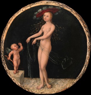 Venus and Cupid, painting by Lucas Cranach the Elder, 4 October 1472, 16 October 1553, one of the most important German painters, graphic artists and letterpress printers of the Renaissance, Historica...