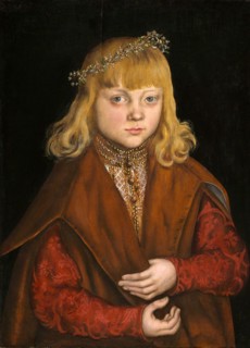 A Prince from Saxony, painting by Lucas Cranach the Elder, 4 October 1472, 16 October 1553, one of the most important German painters, graphic artists and book printers of the Renaissance, Historical,...