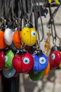 Evil eye bead as Amulet souvenir from Turkey