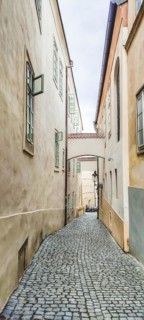 View of a street of Mala Strana with beautiful houses