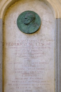 Friedrich Nietzsche Monument, Turin, Piedmont, Italy, Europe