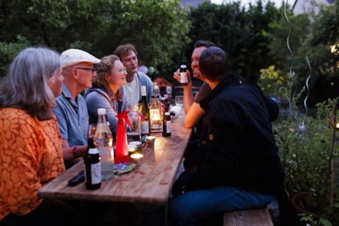 Summer party, family celebration, Bonn, Germany, Europe