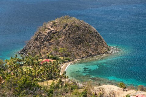 Pain de sucre Peninsula, Terre-de-Haut Island, Les Saintes, Guadeloupe, Caribbean, France, North America