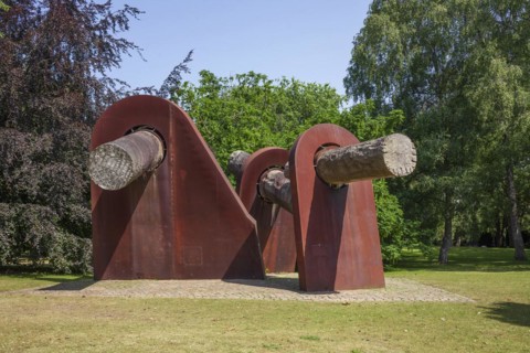 Revolution Monument Wik in the Ratsdienergarten, Sailors Uprising of 1918, Kiel, Schleswig-Holstein, Germany, Europe