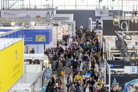 The trade fair Didacta is Europes largest education fair, crowds of visitors in the exhibition halls. Target groups are teachers and trainers at kindergartens, schools and universities. Stuttgart, Bad...