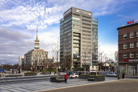 Targobank in the centre, Duisburg, North Rhine-Westphalia, Germany, Europe