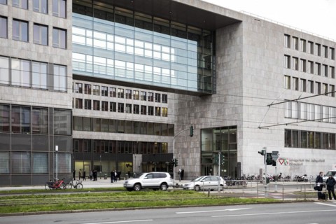 Regional Court and Local Court, Duesseldorf, North Rhine-Westphalia, North Rhine-Westphalia, Germany, Europe