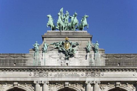 Quadriga at the Arc de Triomphe in the Parc du Cinquantenaire
