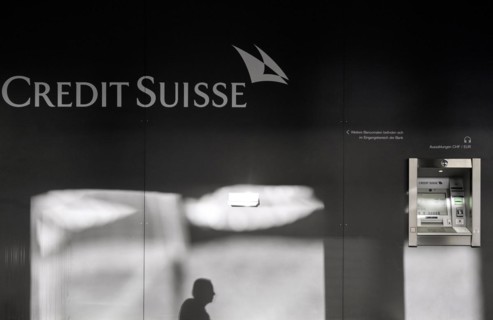 Bank Credit Suisse Writing ATM