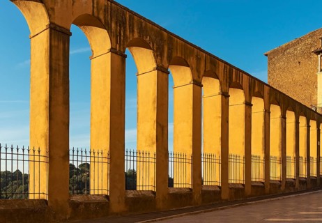 Pitigliano aqueduct, Tuscany, Italy, Europe