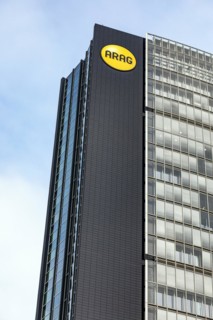 ARAG Corporate Headquarters, Winter, Duesseldorf, North Rhine-Westphalia, Germany, Europe