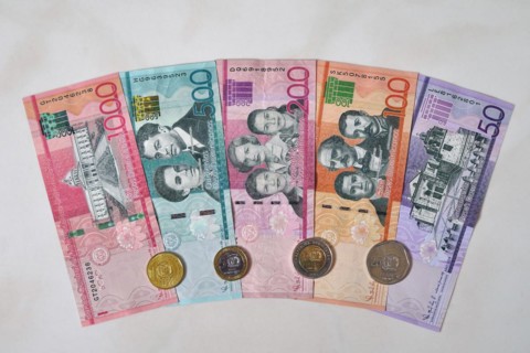 Currency Peso in notes and coins, Dominican Republic, Caribbean, Central America