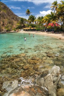 Plage du Pain de sucre beach, Terre-de-Haut island, Les Saintes, Guadeloupe, Caribbean, France, North America