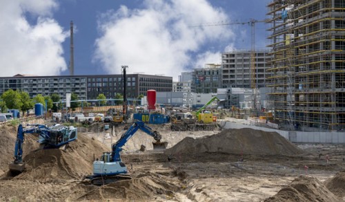 Europacity construction site at the main station, Berlin, Germany, Europe