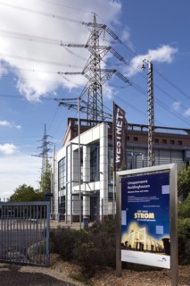 Recklinghausen transformer station, heritage-protected building, Route der Industriekultur and is both a transformer station and a museum, Museum Strom und Leben, Recklinghausen, North Rhine-Westphali...