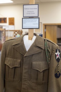 Granada, Colorado, The Amache Museum near the World War 2 Amache Japanese internment camp displays a World War 2 uniform worn by George Hirano. Many men and woman from Amache served in the U.S. milita...