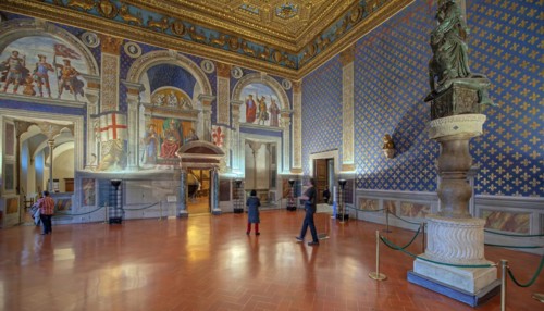Palazzo Vecchio Interior Florence Tuscany Italy