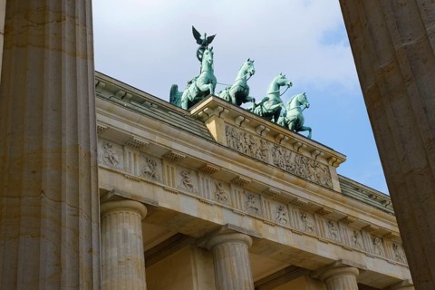 Quadriga, Brandenburg Gate, Berlin, Germany, Europe