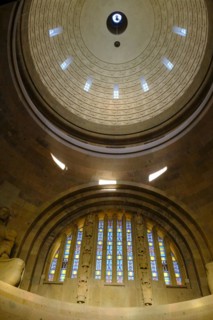 Dome with 324 equestrian figures, Monument to the Battle of the Nations, Leipzig, Saxony, Germany, Europe