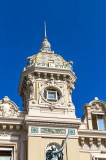 Tower of the Casino of Monaco, Place du Casino, Monte Carlo, Principality of Monaco