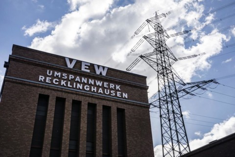 Recklinghausen transformer station, heritage-protected building, Route der Industriekultur and is both a transformer station and a museum, Museum Strom und Leben, Recklinghausen, North Rhine-Westphali...